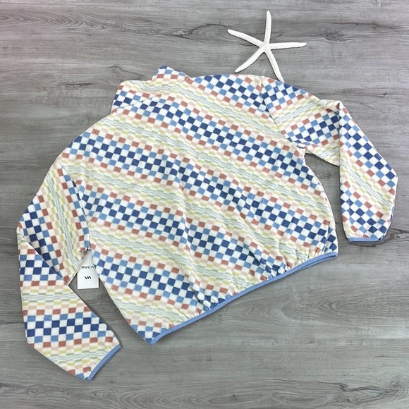 🔆RVCA🔆 DOWNSIDE ZIP FLEECE JACKET - Picture 14 of 15